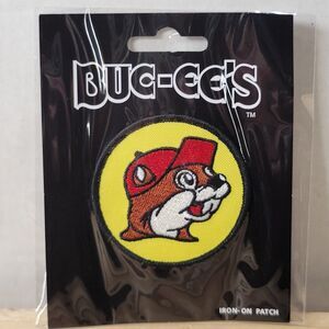 Buc-ee's Beaver Iron-On Patch NEW